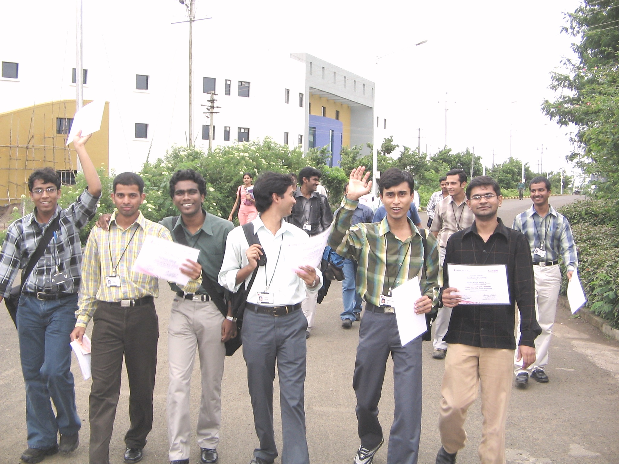 Graduation Certificates at end of FLP 